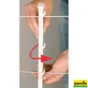 Piquet en plastique TourneFix blanc, 1,05 m avec 8 passefils, les 10Piquet en plastiqueTourneFix163410