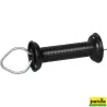 Poignée de porte avec oeillet et ressort noirPoignée de porte avec ressort639200