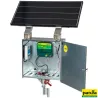 P4500 Electrificateur avec boîtier antivol XL, 110 W Module solaire, batterie AGM 100 Ah Piquet de terre et pied stabilisateurProtection contre le vol par choc électrique900341