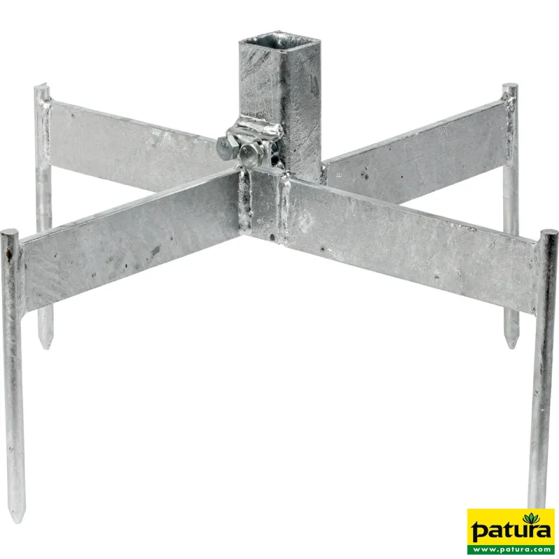 P4600 Electrificateur avec boîtier antivol XL, 110 W Module solaire, batterie AGM 100 Ah Piquet de terre et pied stabilisateurProtection contre le vol par choc électrique900351