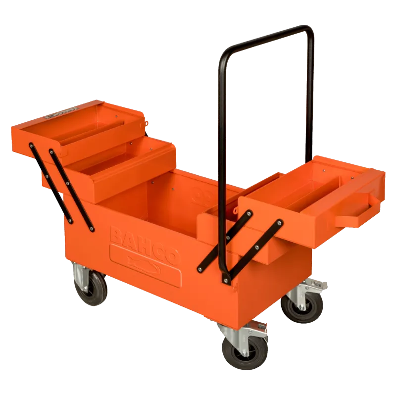 Caisse à outils Caisse à outils métallique à compartiments sur roues1497MBW