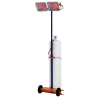 Radiant gaz mobile sur chariot GTGT 28 CALe radiant gaz GT est un appareil de chauffage mobile fonctionnant au gaz propane.205 1310