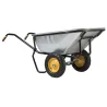 Brouette expert twin EXCELLIUM 230 galva roues gonfleesLa brouette EXPERT TWIN EXCELLIUM 230 Galva Roues Gonflées est conçue pour les travaux lourds et le transport de gros volumes grâce à sa caisse galvanisée de 230 L et son châssis robuste. 306255701