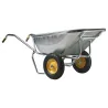 Brouette expert twin EXCELLIUM 230 tout galva roues gonfleesLa brouette EXPERT TWIN EXCELLIUM 230 Tout Galva Roues Gonflées est conçue pour les travaux lourds et le transport de gros volumes grâce à sa caisse galvanisée de 230 L et son châssis robuste. 306455701