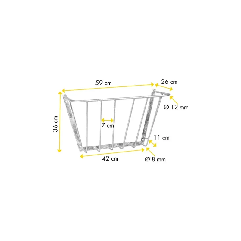 Ratelier mural, petit modèleLe petit râtelier mural pour bâtiment étroit332030