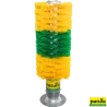 Brosse sur pilotis MaxiBrosse sur poteau MAXI, hauteur 1,50 m avec poteau sur platine jaune / vert / jaune334151