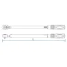 Clé dynamométrique 3/8" 4-20NmClé dynamométrique à usage intensif.Précision du couple garantie à ±3%.Déclenchement en sens horaire et anti-horaire.Cliquet réversible.343621DG