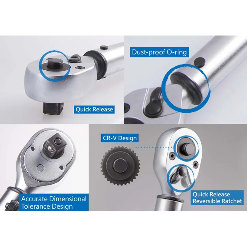 Clé dynamométrique 1/2" 60-340NmClé dynamométrique à usage intensif.Précision du couple garantie à ±3%.Déclenchement en sens horaire et anti-horaire.Cliquet réversible.344622DG