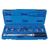 Coffret clé à déclenchement 345122DG 4-20Nm + 6 embouts 9x12Coffret de clé dynamométrique à embouts interchangeables (4~20 Nm) - 8 pièces345102D08MR