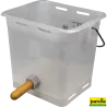 Seau à tétine 13 L, raccord sphérique, Tétine soupleSeau à tétine 13 L transparent, avec tétine souple et raccord sphériqueP361458