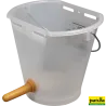 Seau à tétine 9 L, raccord Clic, tétine soupleSeau à tétine 9 l transparent complet, avec tétine souple et soupape 1-ClickP361473