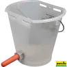 Seau à tétine 9 L, raccord sphérique, Tétine soupleSeau à tétine 9 L transparent, avec tétine souple et raccord sphériqueP361474