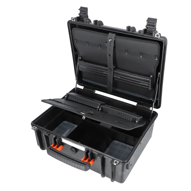 Caisse à outils 29 litresCaisse rigide pour usage intensif 29 l, avec panneaux pour outils4750RCHD011