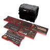 Caisse à roulettes 4 tiroirs 162 outilsKit d’outils pour maintenance générale dans mallette rigide à usage intensif - 162 pcs4750RCWD4FF1