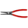 Pince de précision pour circlips extérieurs de 40 à 100mm - 225mm Très résistante en usage continu : durée de vie jusqu'à 10 fois plus longue que des pointes usinées au tour. Avec les pointes rapportées pour travailler en toute sécurité. Avec protection contre la distorsion.4911A3