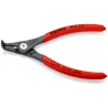 Pince de précision pour circlips extérieurs de 10 à 25mm - 130mm Coudée à 90° Très résistante en usage continu : durée de vie jusqu'à 10 fois plus longue que des pointes usinées au tour.Avec les pointes rapportées pour travailler en toute sécurité.Avec protection contre la distorsion.4921A11