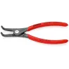Pince de précision pour circlips extérieurs de 19 à 60mm - 165mm Coudée à 90° Très résistante en usage continu : durée de vie jusqu'à 10 fois plus longue que des pointes usinées au tour.Avec les pointes rapportées pour travailler en toute sécurité.Avec protection contre la distorsion.4921A21