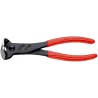 Pince coupante de devant démultipliée à tête large 180mmPince coupante de devant.Convient également pour torsader et couper les fils à ligaturer.Forme de la tête permettant d’optimiser les mouvements lors du serrage du nœud au ferraillage.6801180