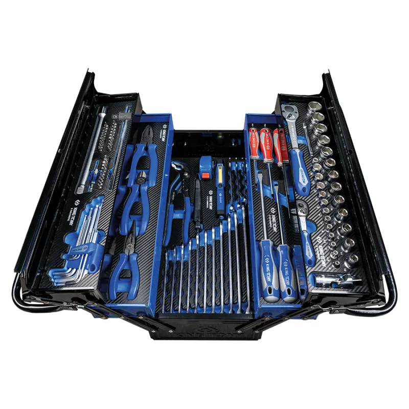 Caisse à outils 100 pièces - BleueCaisse à outils complète - 100 pièces902100MKB2