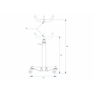 Vérin de fosse hydraulique...