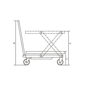 Table élévatrice manuelle...