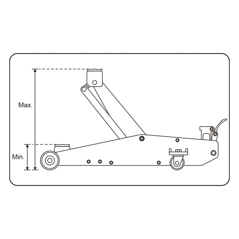 Cric à châssis extra long 10TCric hydraulique King Tony 10T, robuste et efficace pour soulever bus et poids lourds.9TYE13110AB