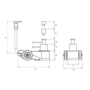 Cric hydropneumatique...