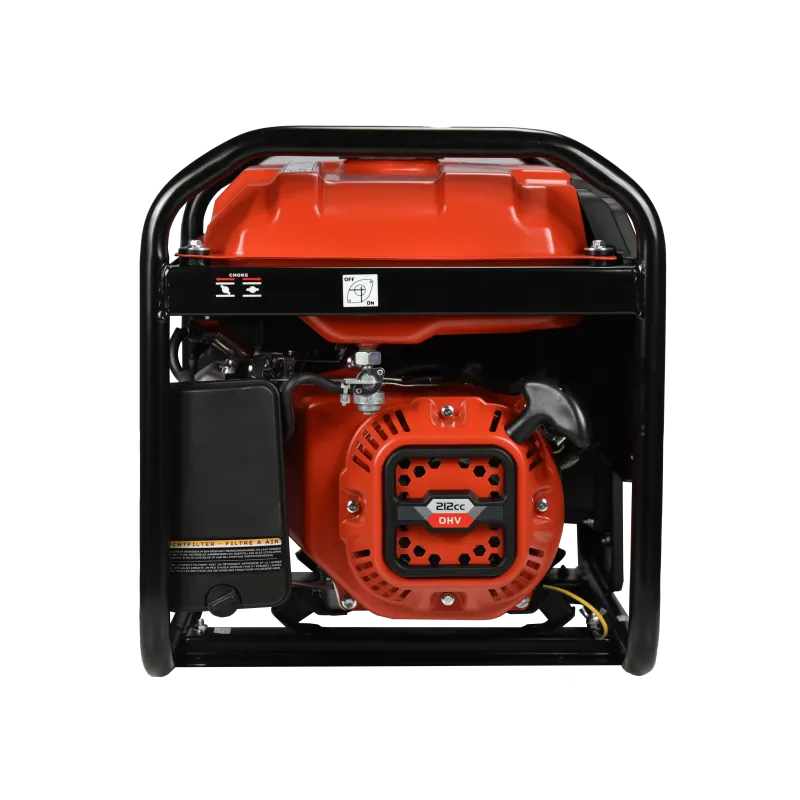 Groupe électrogène G3500-A 2800 W GENERMORELe groupe électrogène G3500D-A offre une puissance de 2800 W et une autonomie de 10 heures grâce à son réservoir de 18 L. Ce modèle silencieux est équipé d'un régulateur de tension AVR et de deux prises 230V.G3500-A