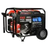 Groupe électrogène G8000D-A 6500 W GENERMORELe groupe électrogène G8000D-A offre une puissance de 6500 W et une autonomie de 10 heures grâce à son réservoir de 25 L. Ce modèle silencieux est équipé d'un régulateur de tension AVR et de trois prises 230V.G8000D-A