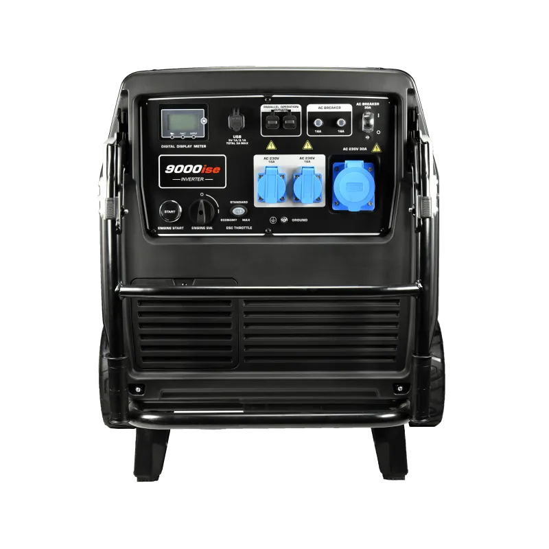 Groupe électrogène insonorisé INVERTER LC9000ISE 6500 WLes groupes électrogènes portables de la série Inverter fournissent une alimentation fiable et stablepour les appareils électroniques sensibles. Ils sont économes en carburant, très peu bruyants, compacts et faciles àtransporterLC9000ISE