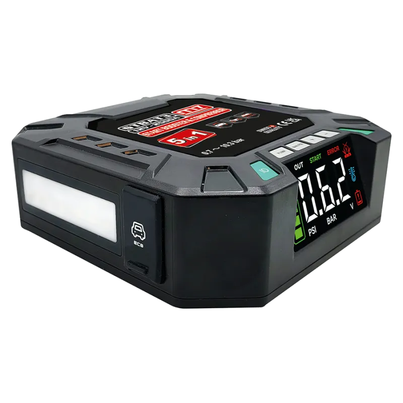 Mini Booster / compresseur 12V M7Mini Booster 12V M7-STBAT3 : solution multifonction pour urgences et besoins quotidiens.STBAT3