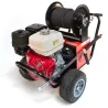 Nettoyeur HP DIMACO TIE 18 240 HE - 240 Bar - 1100 l/hLe NHP DIMACO TIE 18240H est très puissant et completement autonome et équipé d'un ENROULEUR ACIER + 20 M FLEXIBLETIE18240HE