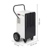Déshumidificateur professionnel TTK 380 ECODégivrage automatique par gaz chaud Connexion externe pour hygrostat Compteur horaire Haute capacité de déshumidification Solution particulièrement économique pour les applications typiques de déshumidification dans le secteur commercial1120001160