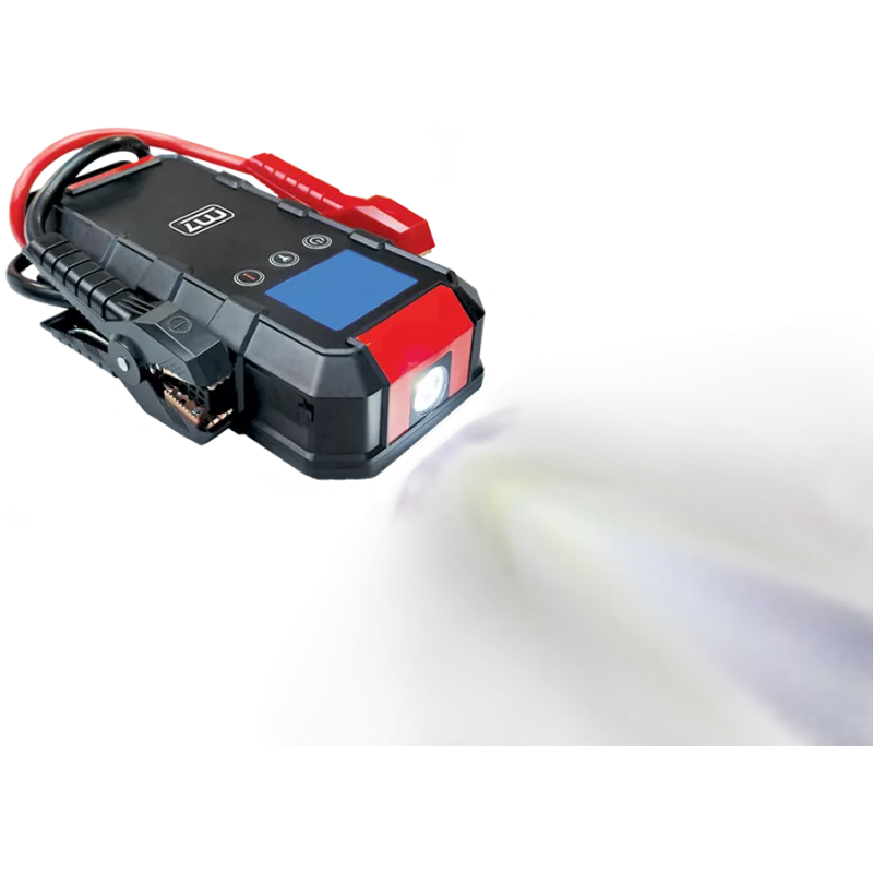 Mini booster multifonction 12 V (2000 PA, 24000 mAh) M7Le mini booster ST1000 M7 allie puissance, sécurité et praticité.Ses 2000 A et sa batterie de 2400 mAh permettent de démarrer très facilement la plupart des véhicules essence. ST1000