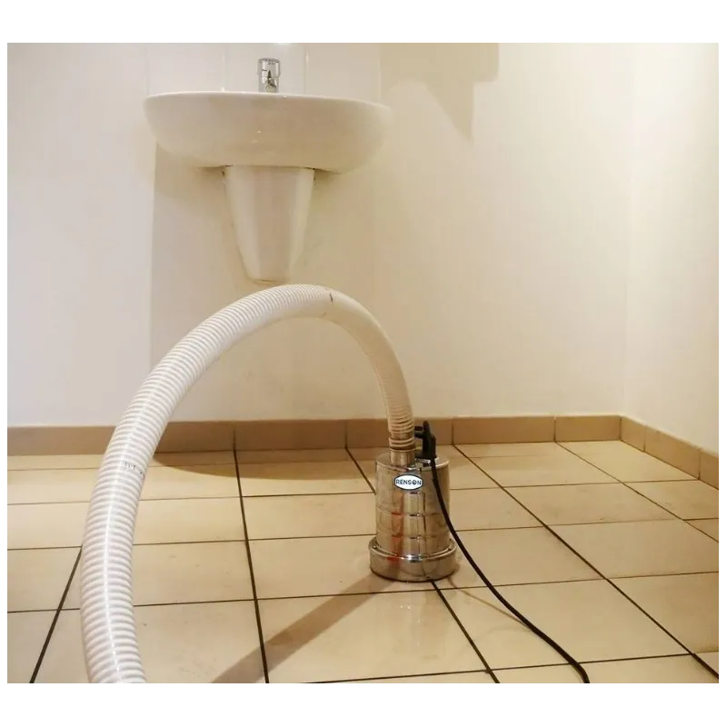 POMPE SERPILLERE 2MM INOXPompe serpillère 2mm monophasé 0,25KW Inox eaux claires980010