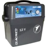 CLOS B300 électrificateur sur batterie 12 VCLOS B300 électrificateur sur batterie 12 V Haute puissanceLe modèle favori des fédérations de chasse (protection des cultures) et des éleveurs de moutons. Ils retrouvent la puissance d’un électrificateur sur secteur dans cet appareil sur accumulateur 12 V, pour clôtures longues ou très longues, conditions difficiles ou animaux rétifs. IMPORTANT : après la phase de dressage, bien réajuster le variateur pour économiser la batterie. 613650