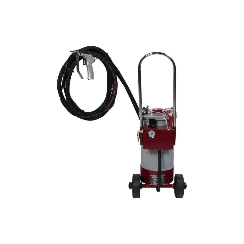 Aérogommeuse 10 L LacméAÉROGOMMEUSE Professionnelle, très haute précisionKit complet pour petits travaux de sablageRéservoir 10 litres sur roues, tuyau de 5 mPistolet avec buse de Ø 2,5 mmConsommation d'air limitée331704