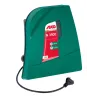 Power N 3500 sur secteur 230 Vl'AKO Power N 3500 offre une énergie de stockage de 5,50 J et une tension de 11 500 V. Idéal pour les clôtures jusqu'à 20 km sans végétation. INFO : éliminez régulièrement la végétation afin d'éviter les décharges et d'augmenter la sécurité du troupeau.372883