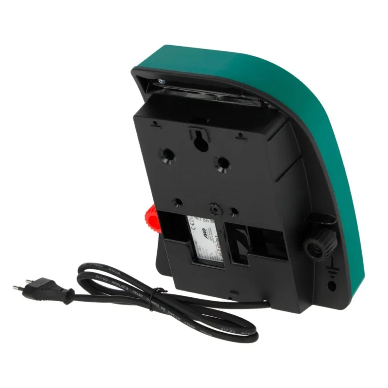 Power N 4800 sur secteur 230 Vl'AKO Power N 4800 offre une énergie de stockage de 6,70 J et une tension de 9 000 V. Idéal pour les clôtures jusqu'à 30 km sans végétation. INFO : éliminez régulièrement la végétation afin d'éviter les dérivations et d'augmenter la sécurité du troupeau.372886