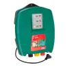 Power Profi Ni 10000 sur secteur 230 Vl'AKO Power Profi Ni 10000 fournit une énergie de stockage de 14 J et une tension de 10 200 V. Idéal pour les clôtures jusqu'à 80 Km sans végétation. INFO : éliminez régulièrement la végétation afin d'éviter les dérivations et d'augmenter la sécurité du troupeau.372811