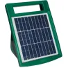 Sun Power S 1000 electrificateur 12 V avec module solaire 8WEfficace, robuste, durable : AKO Sun Power S 1000. La batterie 12 volts fournie et le panneau solaire 8 watts installé à demeure, associés à la gestion intelligente de la batterie et au circuit à faible consommation d’énergie, permettent un fonctionnement continu sans entretien pendant la principale saison de pâturage.La poignée de transport intégrée au boîtier et le canal de positionnement pour le montage sur piquet permettent un alignement optimal, en tous lieux.372950