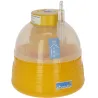 Couveuse Cuvatutto 7La petite couveuse offre des conditions d’incubation parfaites pour les œufs des différentes espèces de volailles, de la caille à la dinde.Le réservoir d'eau et le thermostat intégré permettent de maintenir un climat toujours correct dans la couveuse.73122