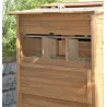 Maison pour pouleLe poulailler Kerbl Hobbyfarming allie stabilité, confort et fonctionnalité au plus haut niveau, avec un toit résistant aux intempéries, deux étages, des pondoirs et un nettoyage facile.Idéal pour un élevage de poules adapté à l'espèce dans votre propre jardin.82806