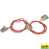 Câble de jonction pour cordes, avec 2 bornes de fixation inox àCâble de jonction cordes101402