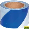 Ruban de signalisation bleu-blanc double face, rouleau de 100 mPour la valorisation optique et acoustique des filets et des clôtures108902