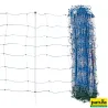 Filet électrifié Tornado combiné, bleu, hauteur 108 , 50 m, pointe unique Plus/Moins avec conducteurs de terreFilet électrifié Tornado combiné Plus / Moins, avec conducteur de terre110683