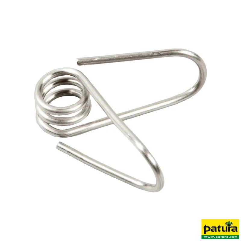 Clip en inox pour piquets 10 mm, les 25Epingle de fixation en inox pour piquets fibre de verre113100