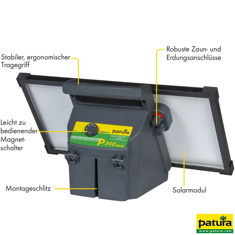 Electrificateur P340 SolarLes électrificateurs Solar de la série Pro : puissants et mobiles140810